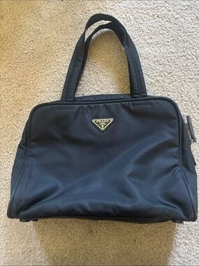 Vintage Prada Top Handle Nylon Bag